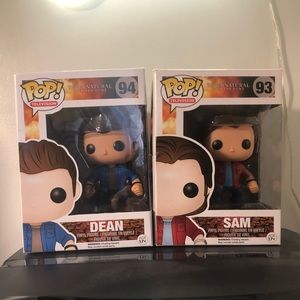 Sam and Dean funko pops